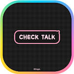 Cover Image of Download 카카오톡 테마 - 체크톡_블랙 핑크  APK