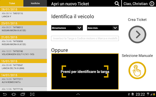 Android application Rapidoo Ticket screenshort