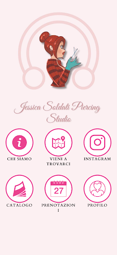 Android application Jessica Soldati Piercing screenshort