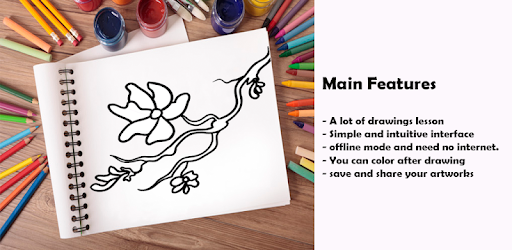How to Draw Flowers Easy - التطبيقات على Google Play