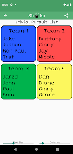 Team Shake: Pick Random Groups