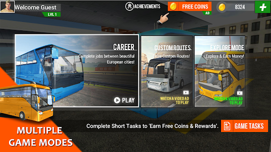 تحميل لعبة Bus Simulator 2023 : Transport مهكرة أموال غير محدودة 1
