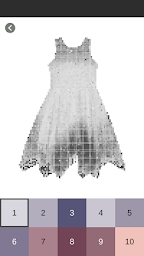 Girls Dresses - Pixel Art