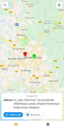 Android application SH Pinpoint screenshort