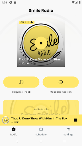 Android application Smile Radio screenshort