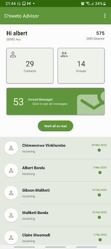 Android application Chiweto Advisor screenshort