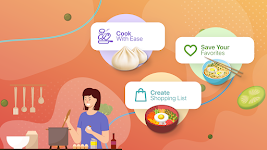 screenshot of K-Dishes: Korean Recipes App