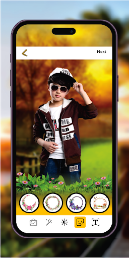 Android application Nature Background Photo Editor screenshort