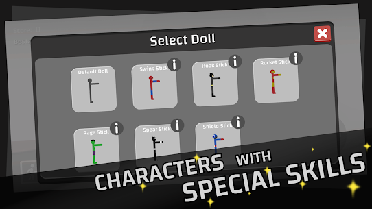 Ragdoll Hero Dismounting Fly 1.56 Apk + Mod 1