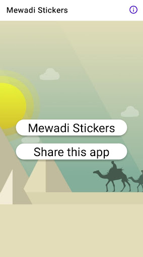 Android application Mewadi Stickers screenshort