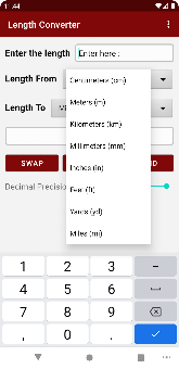 Length Converter : m, cm, feet screenshot 1