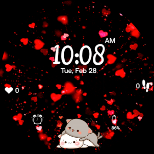 Heart Animated Watch Face L54