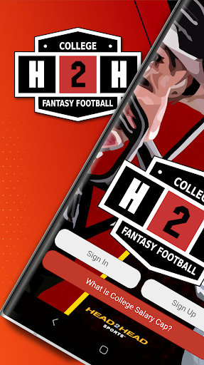 Android application H2H College Fantasy Football screenshort