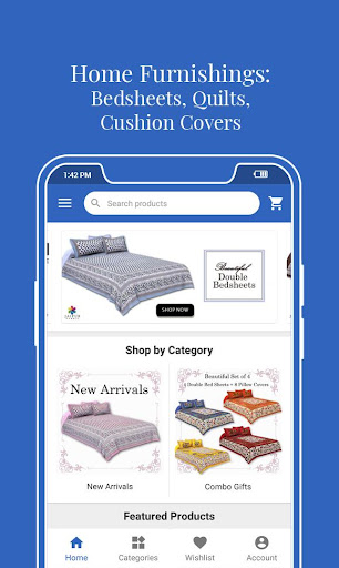 Android application Jaipur Fabric screenshort