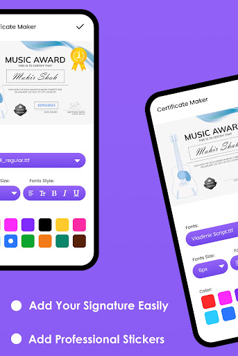 Certificate Maker Pro 2024 Screen 2