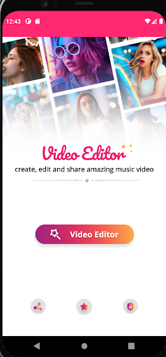 Android application Video Editor screenshort