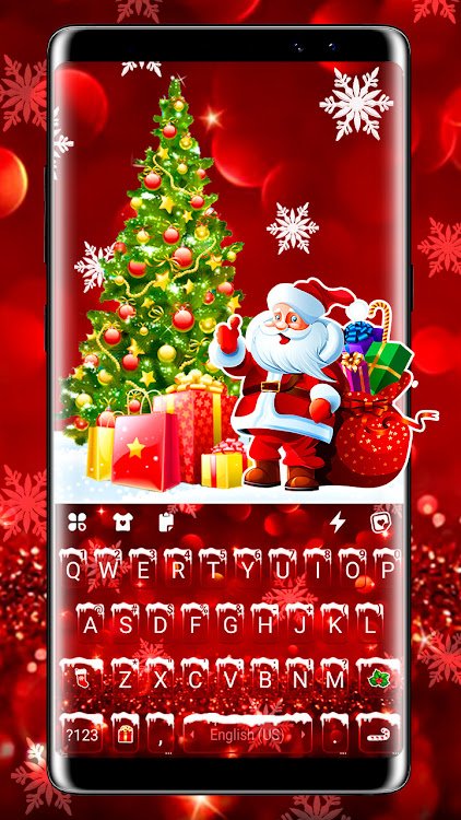 Happy Red Christmas Keyboard B - 6.0.1229_10 - (Android)