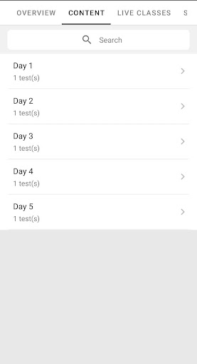 Android application Rise Training with OPM screenshort