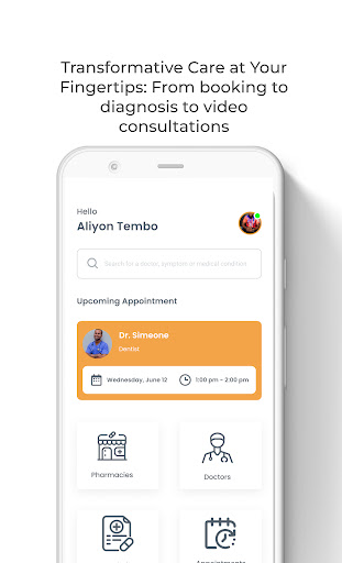 Android application Care365 - Doctor Online Zambia screenshort