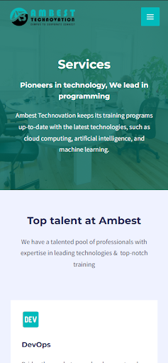 Ambest Technovation Screen 3