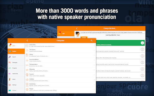 Learn Spanish with MosaLingua स्क्रीनशॉट