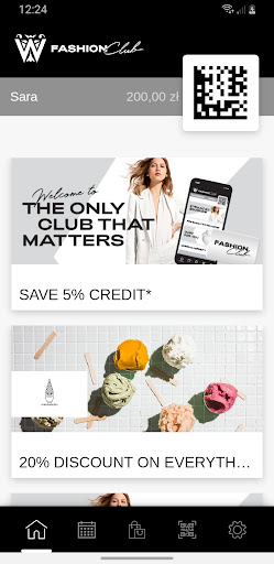 Android application Wroclaw Fashion Club screenshort