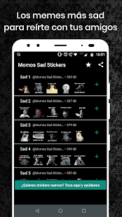 Momos Sad Stickers Screenshot
