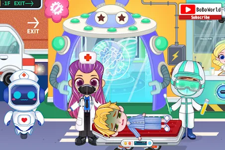 啵啵世界：醫院-模擬過家家遊戲