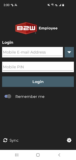 Android application B2W Employee 23.3 screenshort