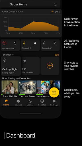 Android application Secumetron Smart Home screenshort
