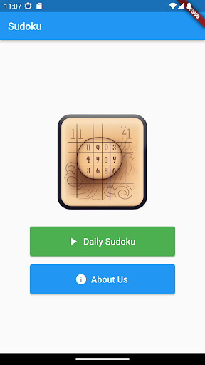 Android application DailySudoku screenshort