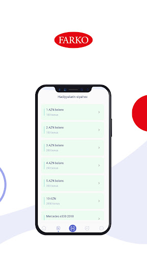Android application Farko Bonus screenshort