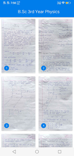 BSc Notes - Physics 3rd Year Screen 2