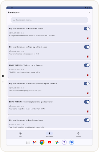 TaskFlow To-Do  Reminders
