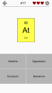 Chemical Elements and Periodic Table: Symbols Quiz 3.0.0 screenshots 18
