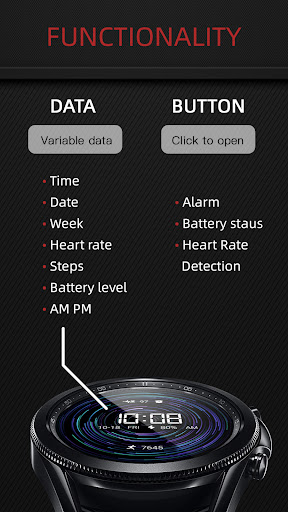 Star Trails For Wear OS Screen 2