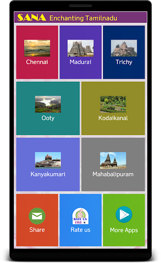 Android application Travel Tamilnadu screenshort