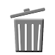ゴミ箱 (高速アプリの削除)