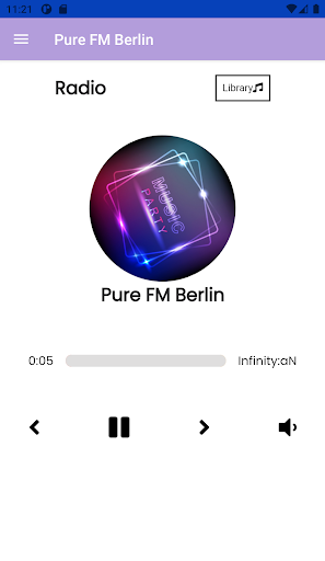 Android application Pure FM Berlin screenshort