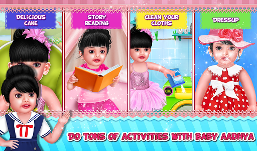 Android application Aadhya's Daily Routine Games screenshort