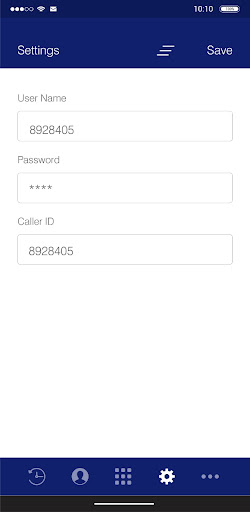Dunyavoice Dialer Screen 2