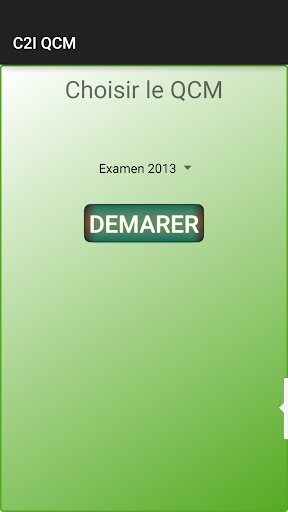 C2I niveau1 QCM Screen 2