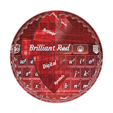 Brilliant Red GO Keyboard icon