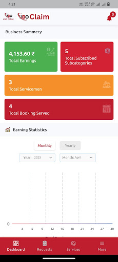 Android application UboClaim Provider screenshort