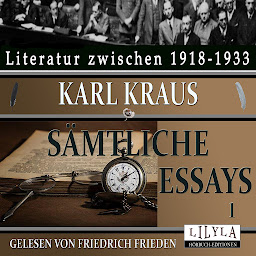 Icon image Sämtliche Essays 1