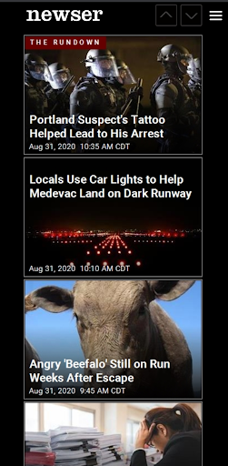 Android application Newser News screenshort