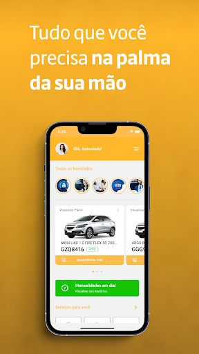 Android application Senna Benefícios Mútuos screenshort