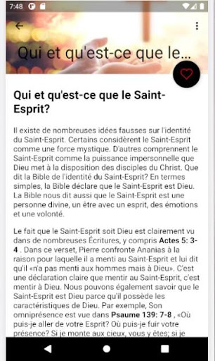 Prières du Saint-Esprit - Holy Screen 2