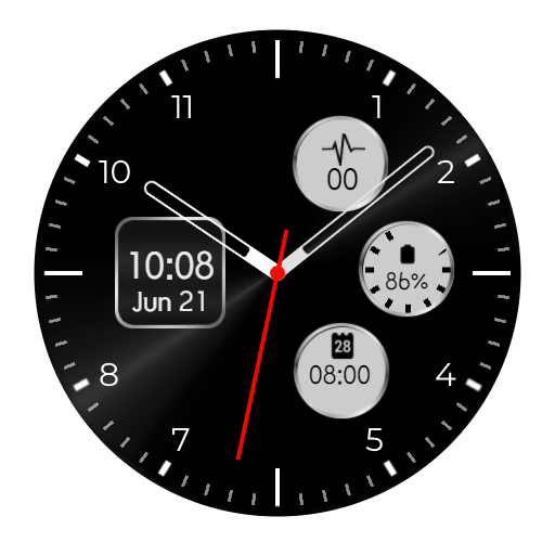 Simple Classic watch face logo