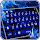 Stylish Blue Keyboard Theme